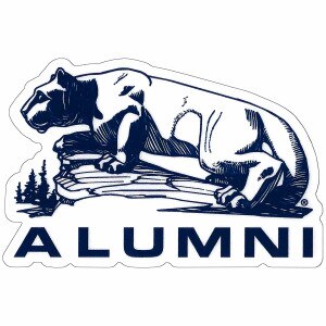 decal Penn State Lion Shrine above Alumni